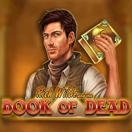 Book of Dead logo by Play'n GO at Winbeatz Casino