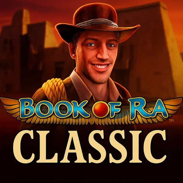 Book of Ra Classic logo by Novomatic at Winbeatz Casino
