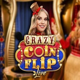 Crazy Coin Flip slot visual from Evolution available on winbeatzcasino.eu