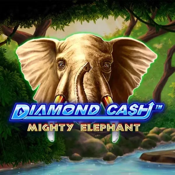 Diamond Cash Mighty Elephant by Greentube, showcased at winbeatzcasino.eu – game logo