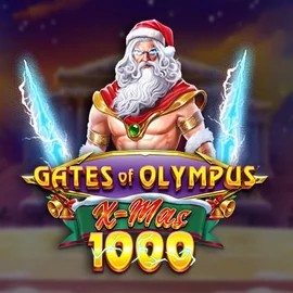 Gates of Olympus Xmas 1000 slot visual from Pragmatic Play available on winbeatzcasino.eu