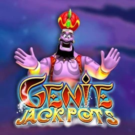 Genie Jackpots slot logo by Blueprint Gaming at Winbeatz Casino