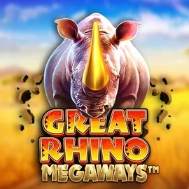 Great Rhino Megaways slot logo by Pragmatic Play at Winbeatz Casino