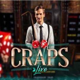 Live Craps slot logo by Evolution at Winbeatz Casino