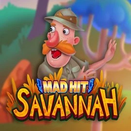 Mad Hit Savannah slot logo by RubyPlay at Winbeatz Casino