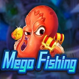 Mega Fishing slot logo by TaDa Gaming at Winbeatz Casino