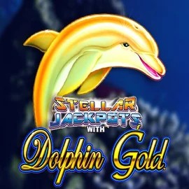 Dolphin Gold with Stellar Jackpots slot visual from Lightning Box Game available on winbeatzcasino.eu